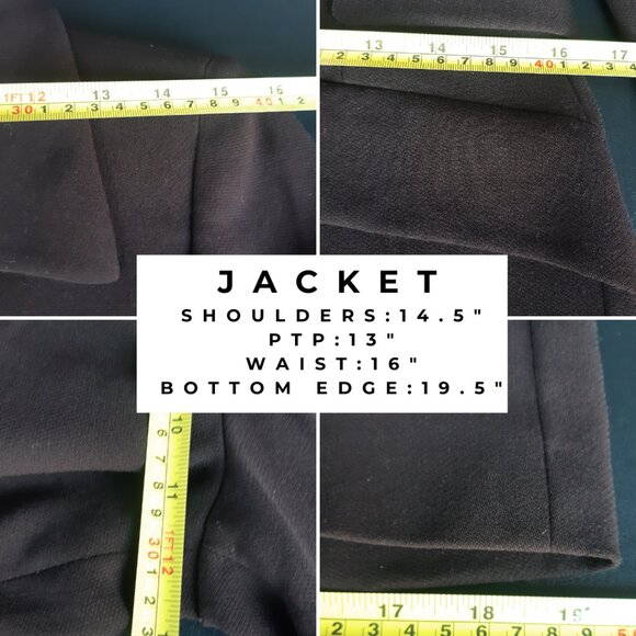 Antonio Fusco Milano Vintage SZ 4 - 2 Piece Pant Suit Chocolate Brown 100% Wool - Picture 11 of 16